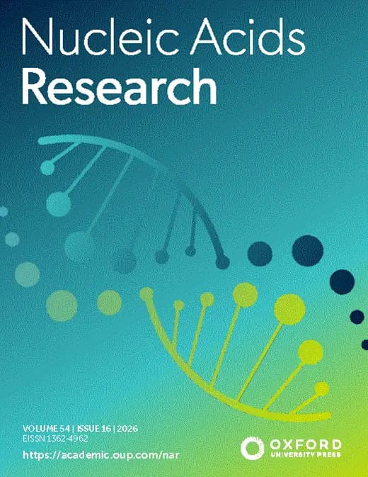 Nucleic Acids Research, Volume 54 Issue 16 cover